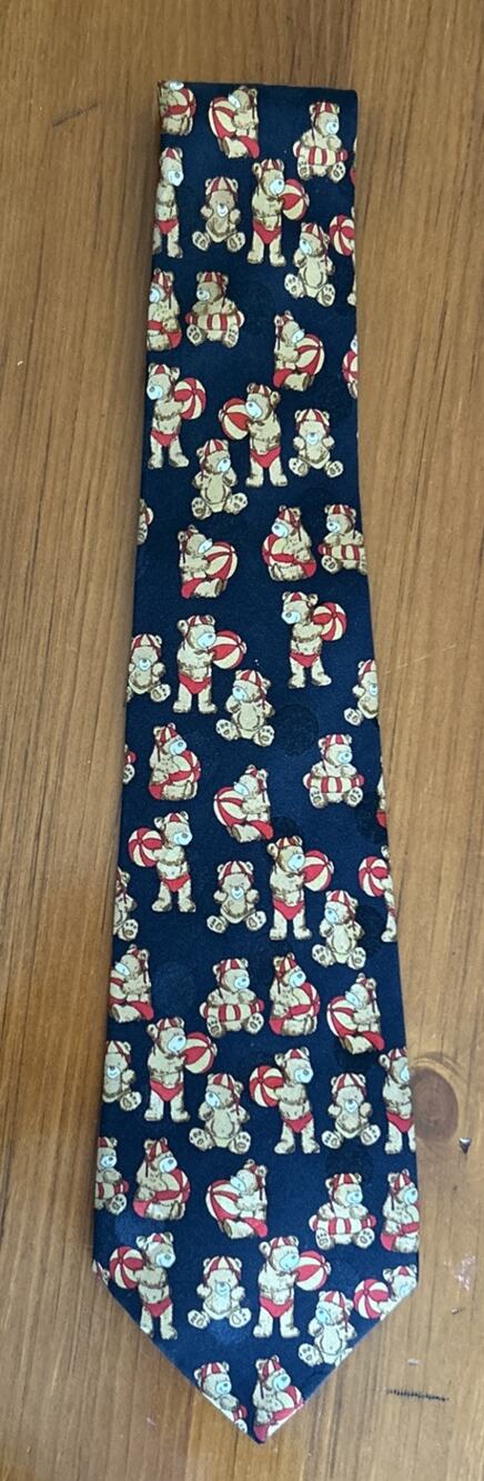 Alto AOP Beach Bear Hand Made Tie